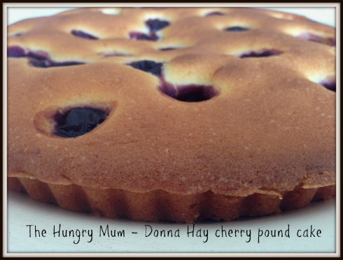 The Hungry Mum - Donna Hay cherry caradomom pound cake