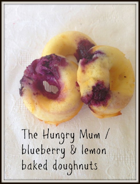The Hungry Mum  blueberry and lemon baked doughnuts
