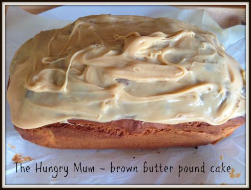 The Hungry Mum - brown butter pound cake