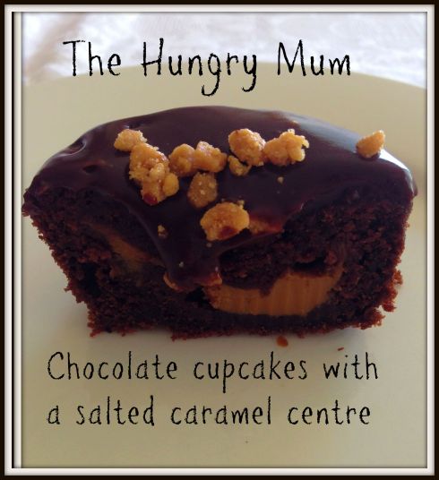 Chocolate cupcakes with a salted caramel centre The Hungry Mum