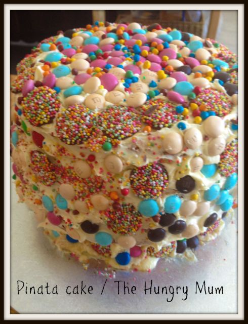 pinata cake - The Hungry Mum