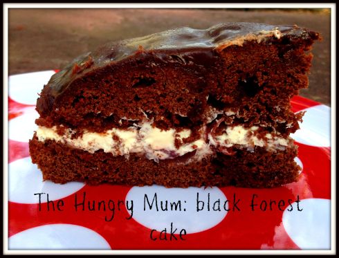 The Hungry Mum black forest cake