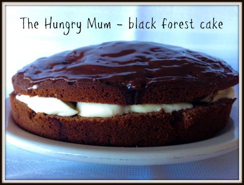 The Hungry Mum - black forest cake
