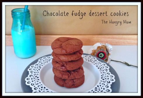 Chocolate fudge dessert cookies... The Hungry Mum