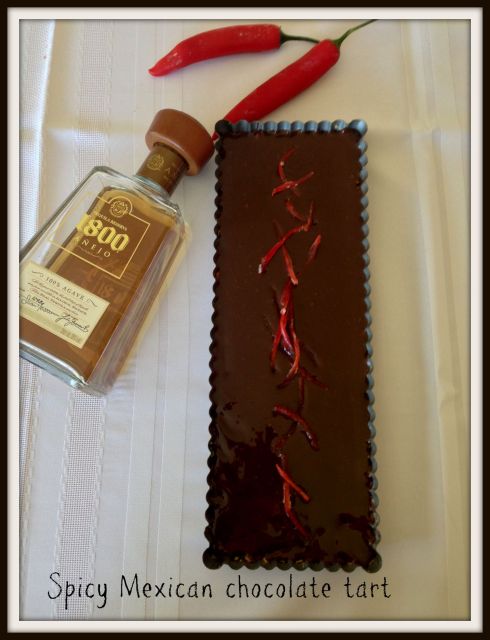 Spicy Mexican chocolate tart + The Hungry Mum