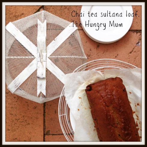 Chai tea sultana loaf.