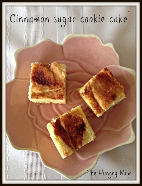 Cinnamon  sugar  cookie  cake - The Hungry Mum