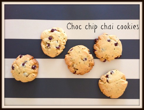 Choc chip  chai  cookies recipe