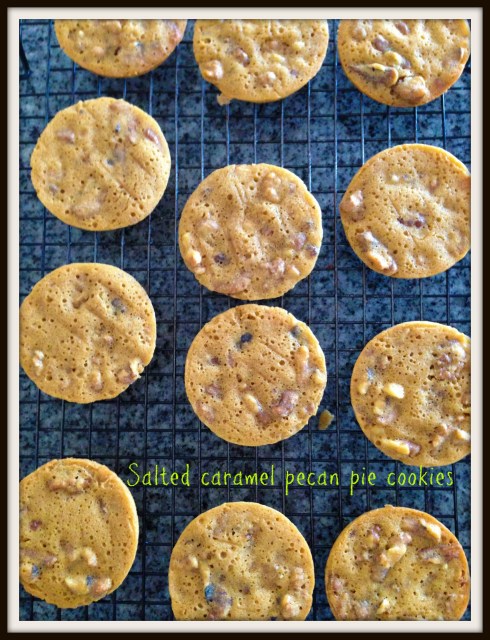 Salted caramel pecan pie cookies The Hungry Mum