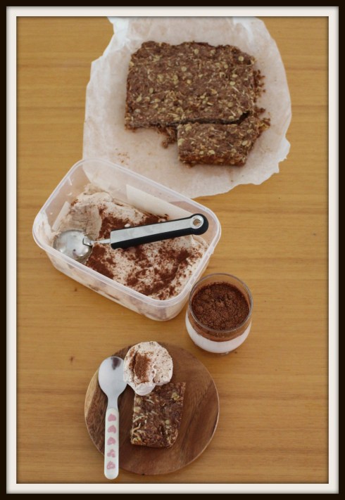 Milo slice and Milo icecream - The Hungry Mum.