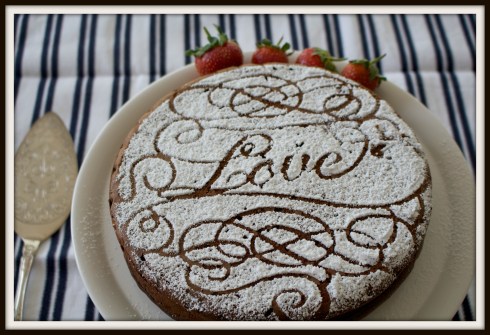 mocha dessert cake - a rich after dinner dessert recipe. The Hungry Mum.