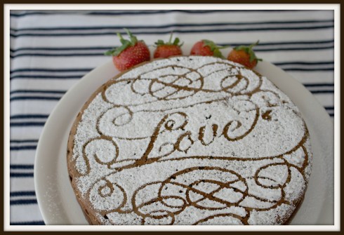 mocha dessert cake - a rich after dinner dessert recipe. The Hungry Mum..