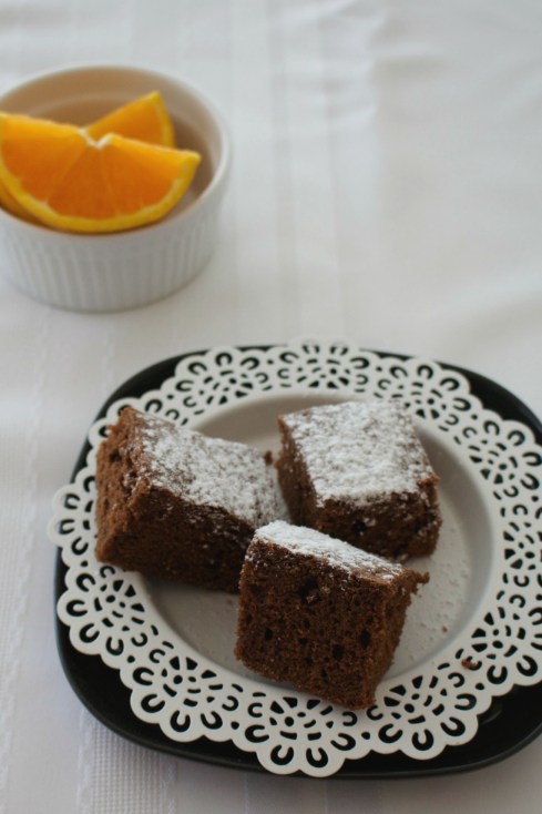 Grand Marnier dark chocolate brownies