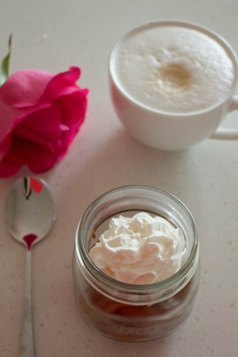 Chocolate mascarpone mousse w brandy