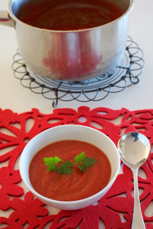 Easy tomato soup.
